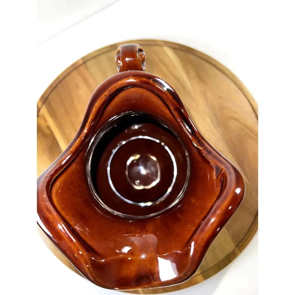 Vintage Apple McCoy Fruit Pitcher and Wash Bowl Set‎ Rustic Farmhouse Decor